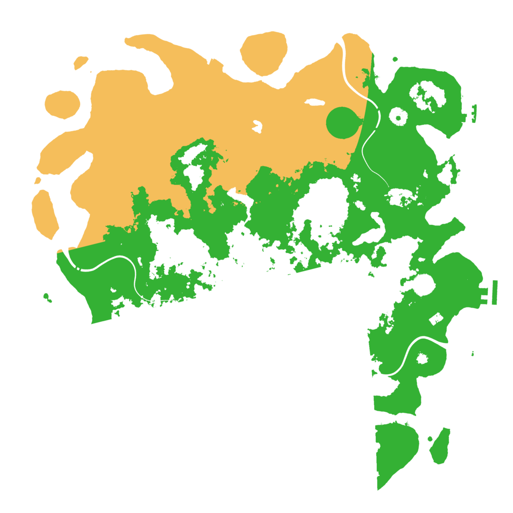 Biome Rust Map: Procedural Map, Size: 4250, Seed: 15425141