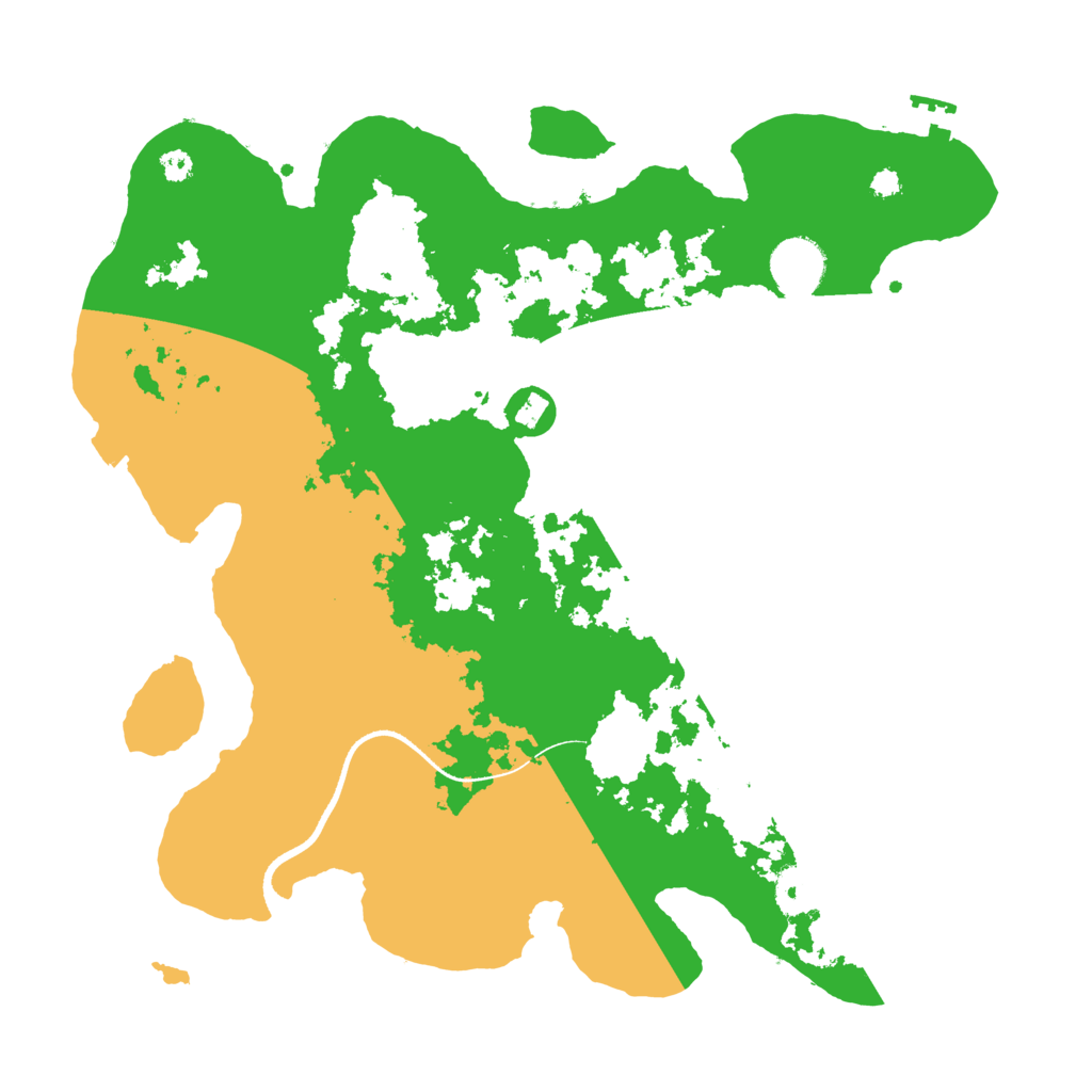 Biome Rust Map: Procedural Map, Size: 3500, Seed: 1948304676