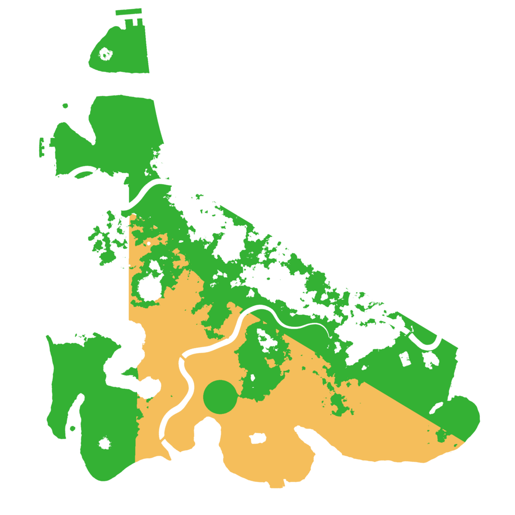 Biome Rust Map: Procedural Map, Size: 4000, Seed: 1993622456
