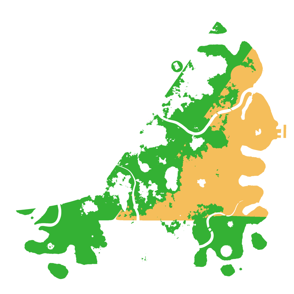 Biome Rust Map: Procedural Map, Size: 4500, Seed: 336836745