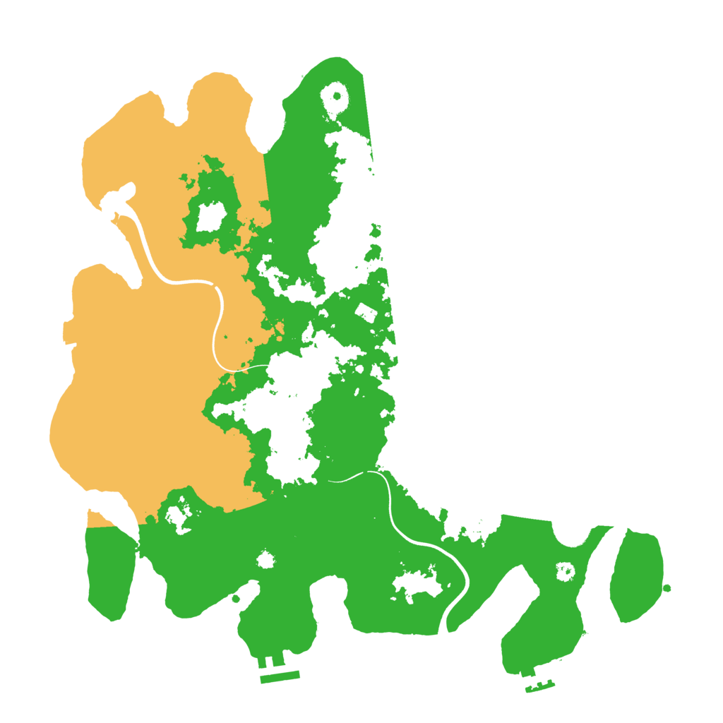 Biome Rust Map: Procedural Map, Size: 3700, Seed: 694292854