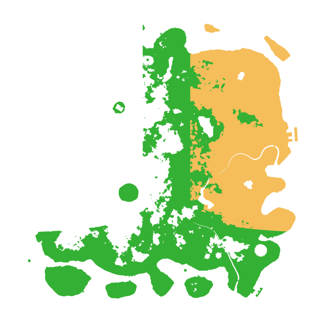 Biome Rust Map: Procedural Map, Size: 4560, Seed: 93561003