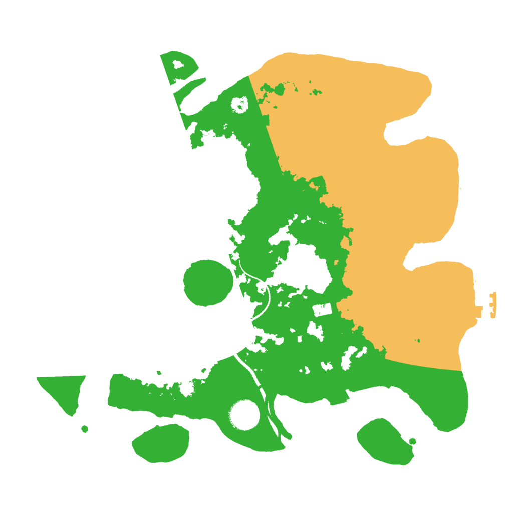 Biome Rust Map: Procedural Map, Size: 3000, Seed: 449141070