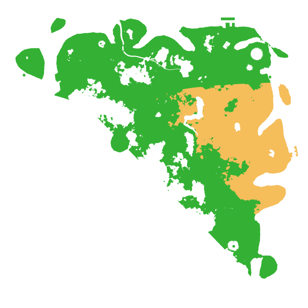Biome Rust Map: Procedural Map, Size: 4500, Seed: 651505262