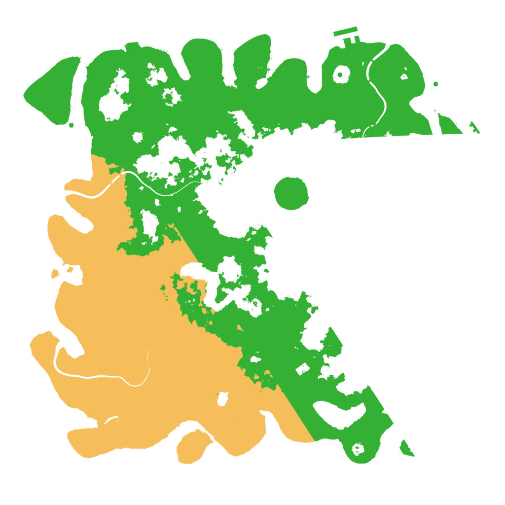 Biome Rust Map: Procedural Map, Size: 4250, Seed: 252936421
