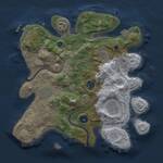 Thumbnail Rust Map: Procedural Map, Size: 3000, Seed: 1341058964, 11 Monuments