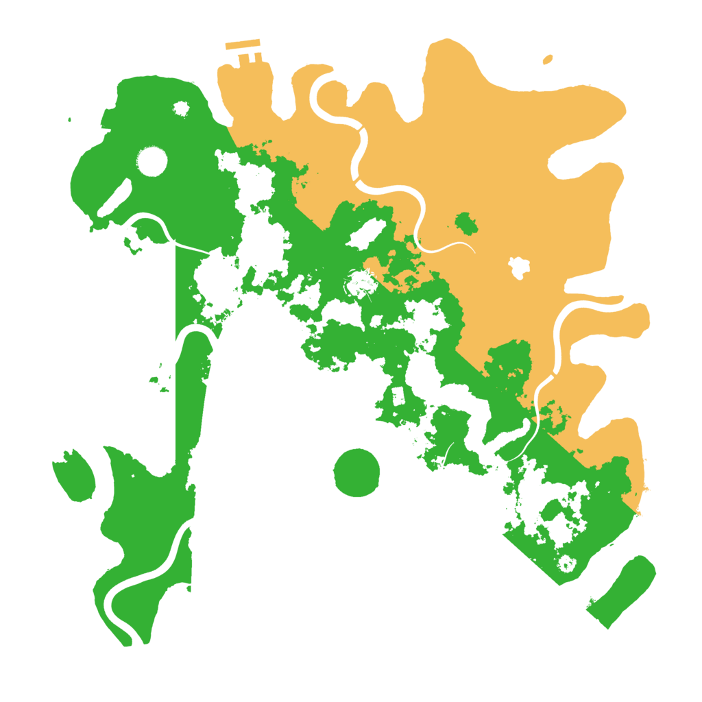 Biome Rust Map: Procedural Map, Size: 4100, Seed: 47040455