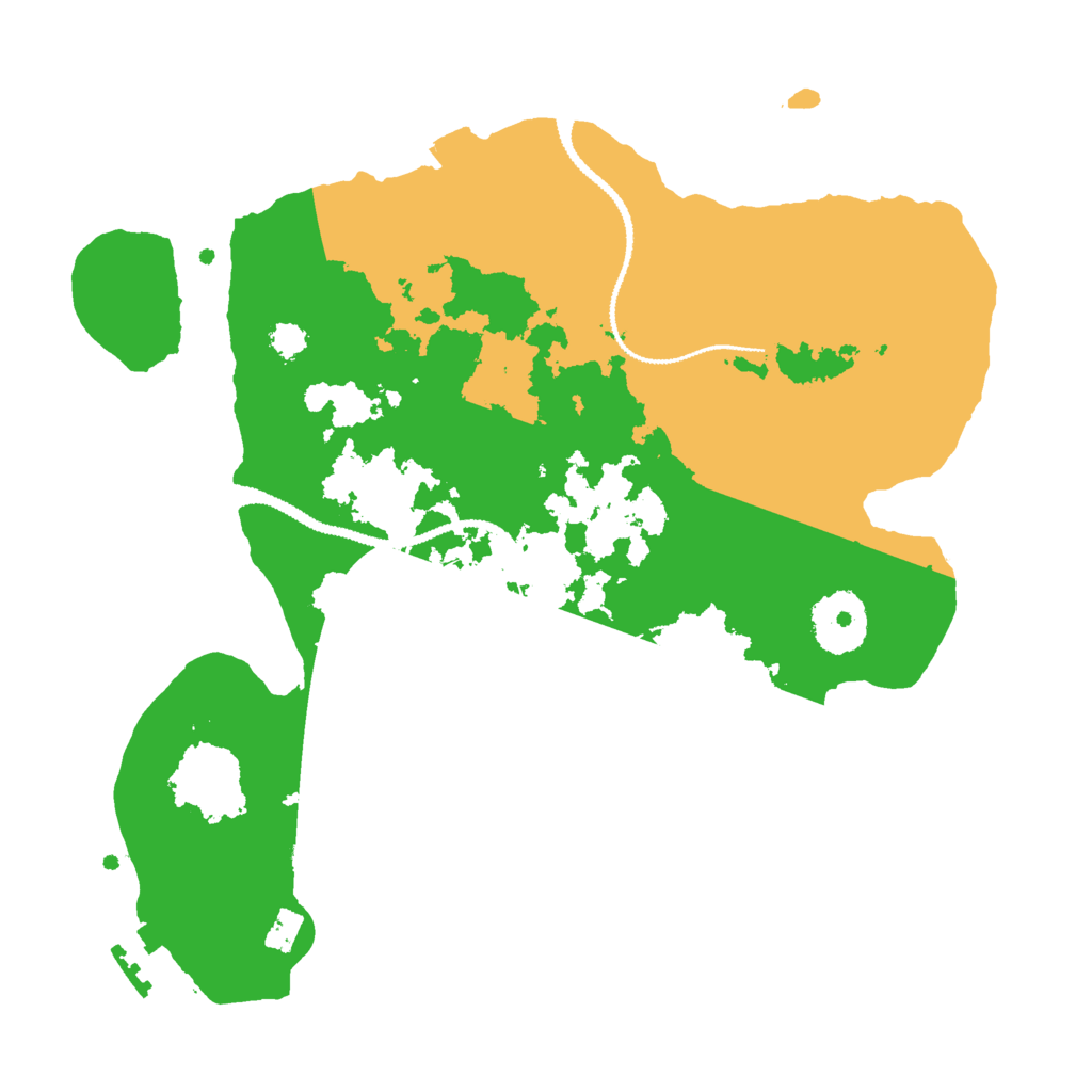 Biome Rust Map: Procedural Map, Size: 2800, Seed: 2109396582