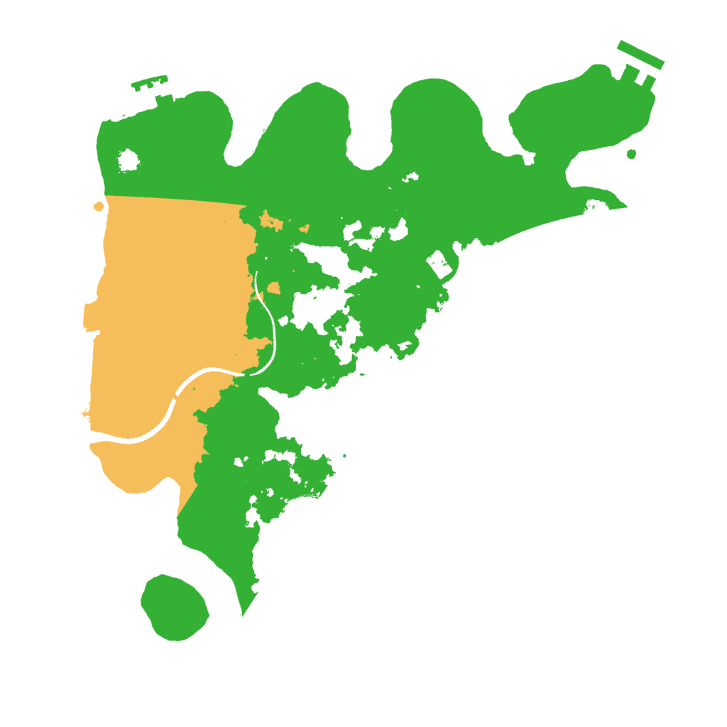 Biome Rust Map: Procedural Map, Size: 3000, Seed: 9239