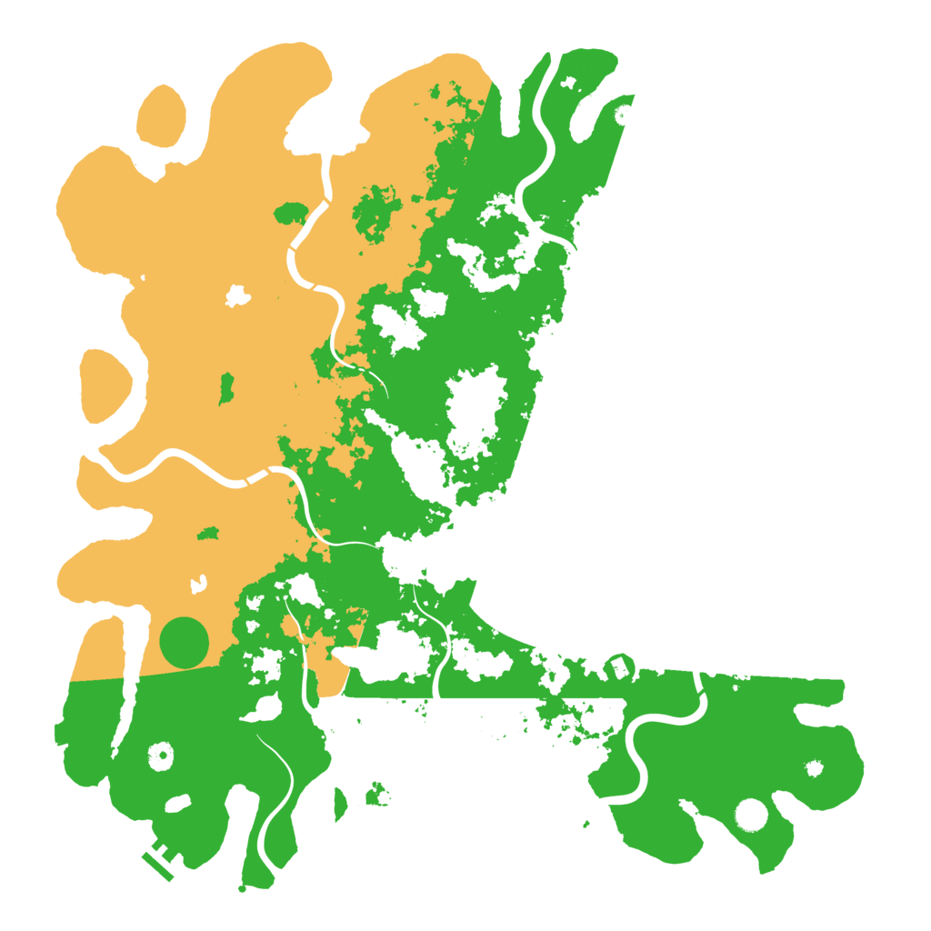 Biome Rust Map: Procedural Map, Size: 5000, Seed: 1933529065