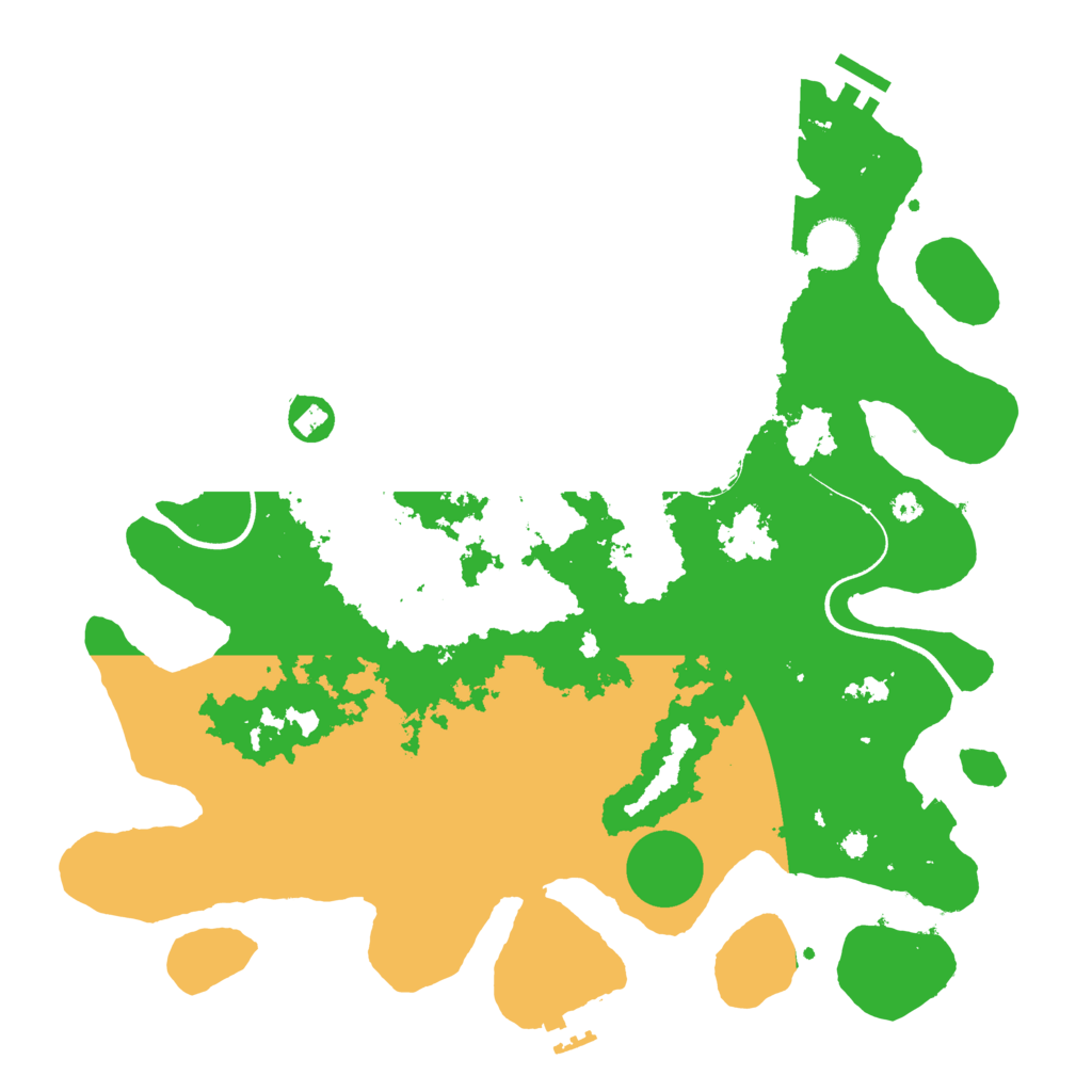 Biome Rust Map: Procedural Map, Size: 3750, Seed: 443573255