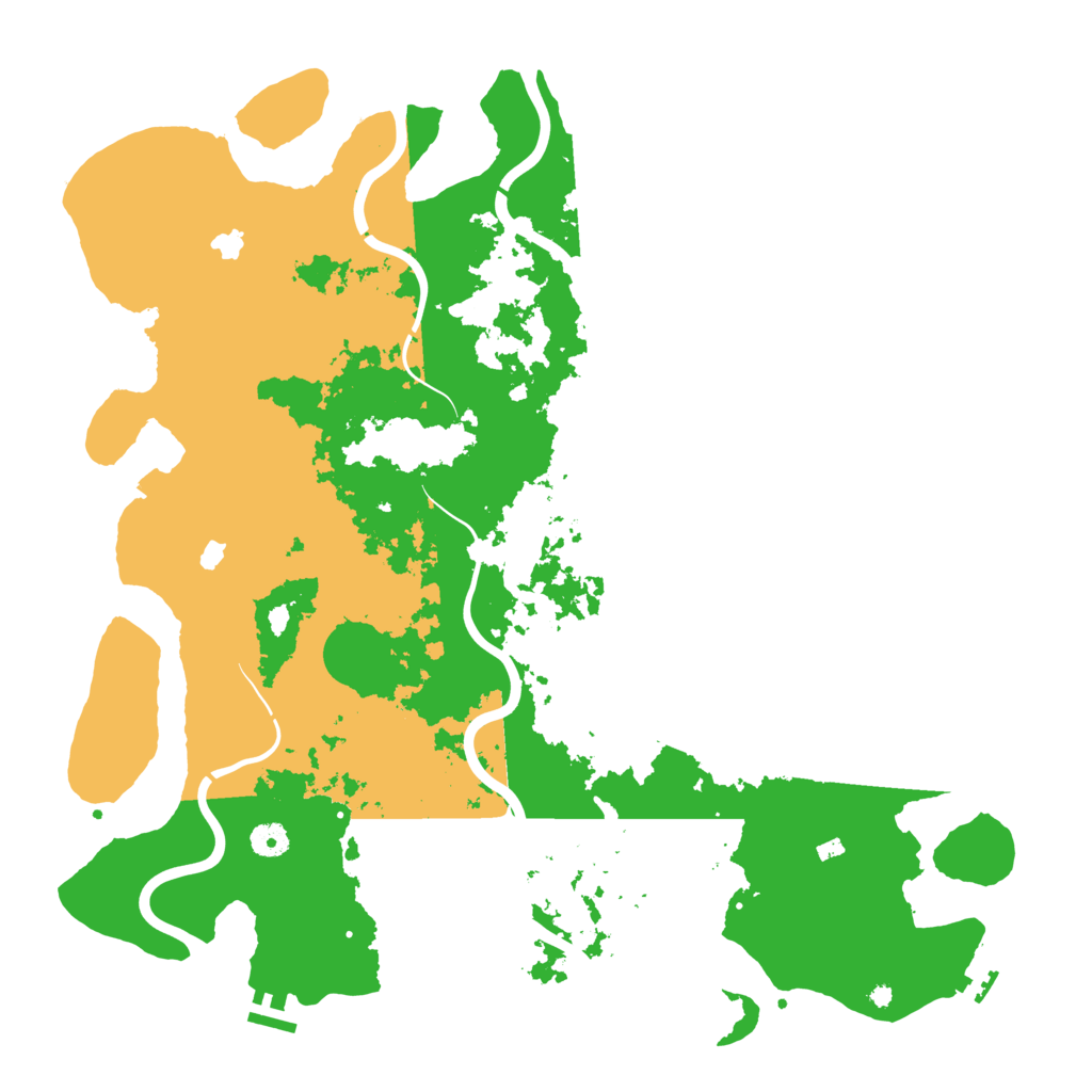 Biome Rust Map: Procedural Map, Size: 4500, Seed: 24511