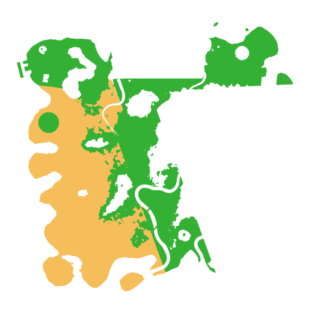 Biome Rust Map: Procedural Map, Size: 4000, Seed: 1275825464
