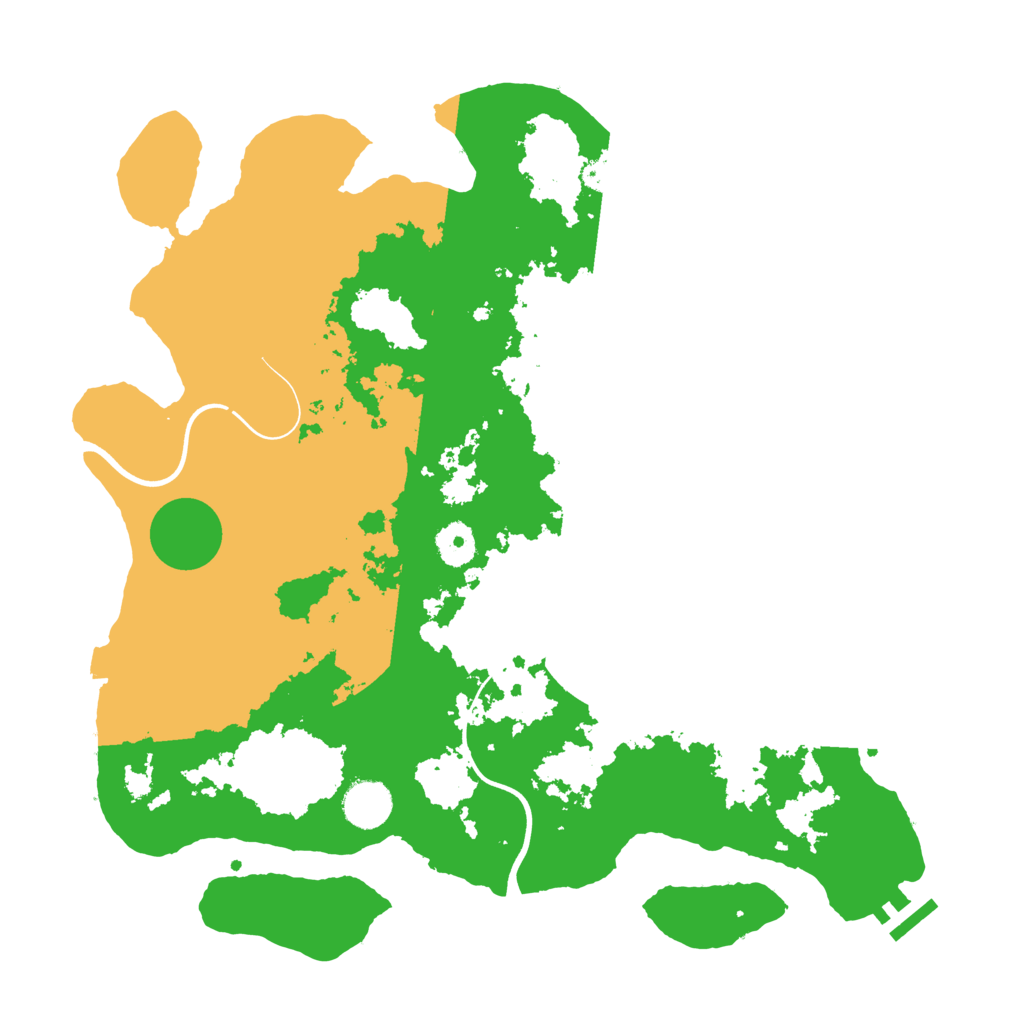 Biome Rust Map: Procedural Map, Size: 3750, Seed: 1859037534