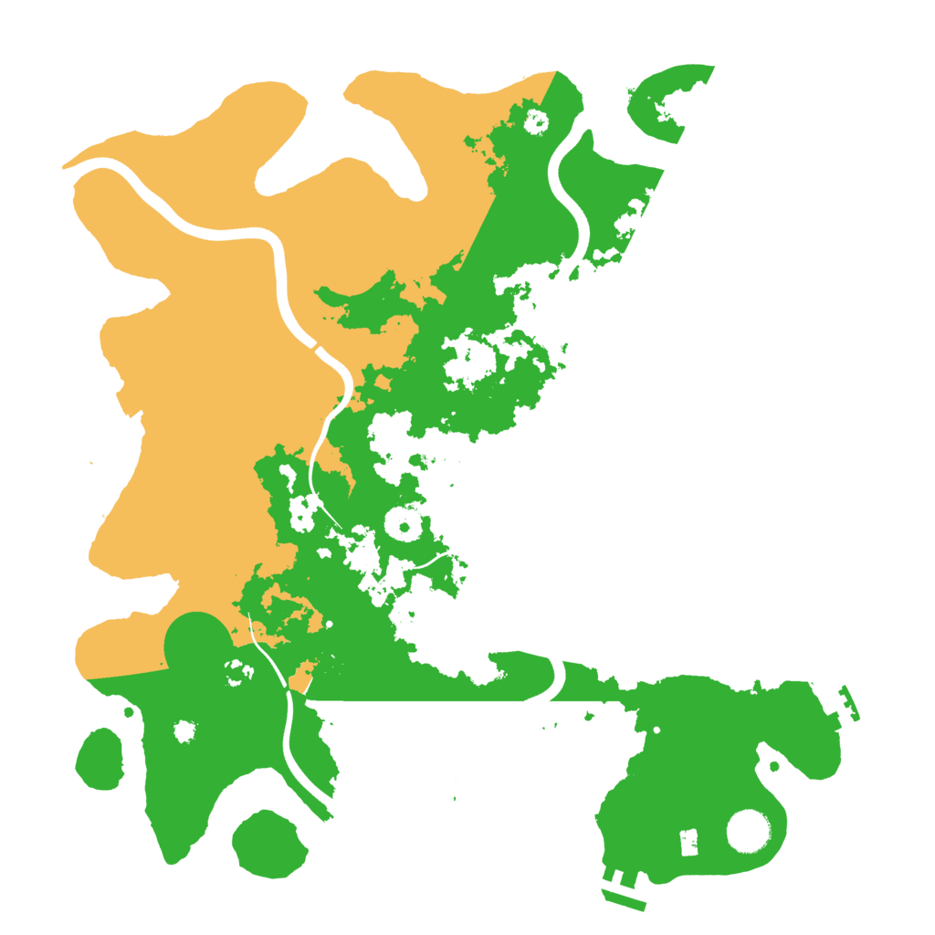 Biome Rust Map: Procedural Map, Size: 3800, Seed: 7742791