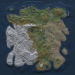 Thumbnail Rust Map: Procedural Map, Size: 3750, Seed: 2016671736, 15 Monuments
