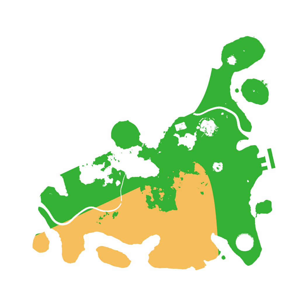 Biome Rust Map: Procedural Map, Size: 3000, Seed: 556935456