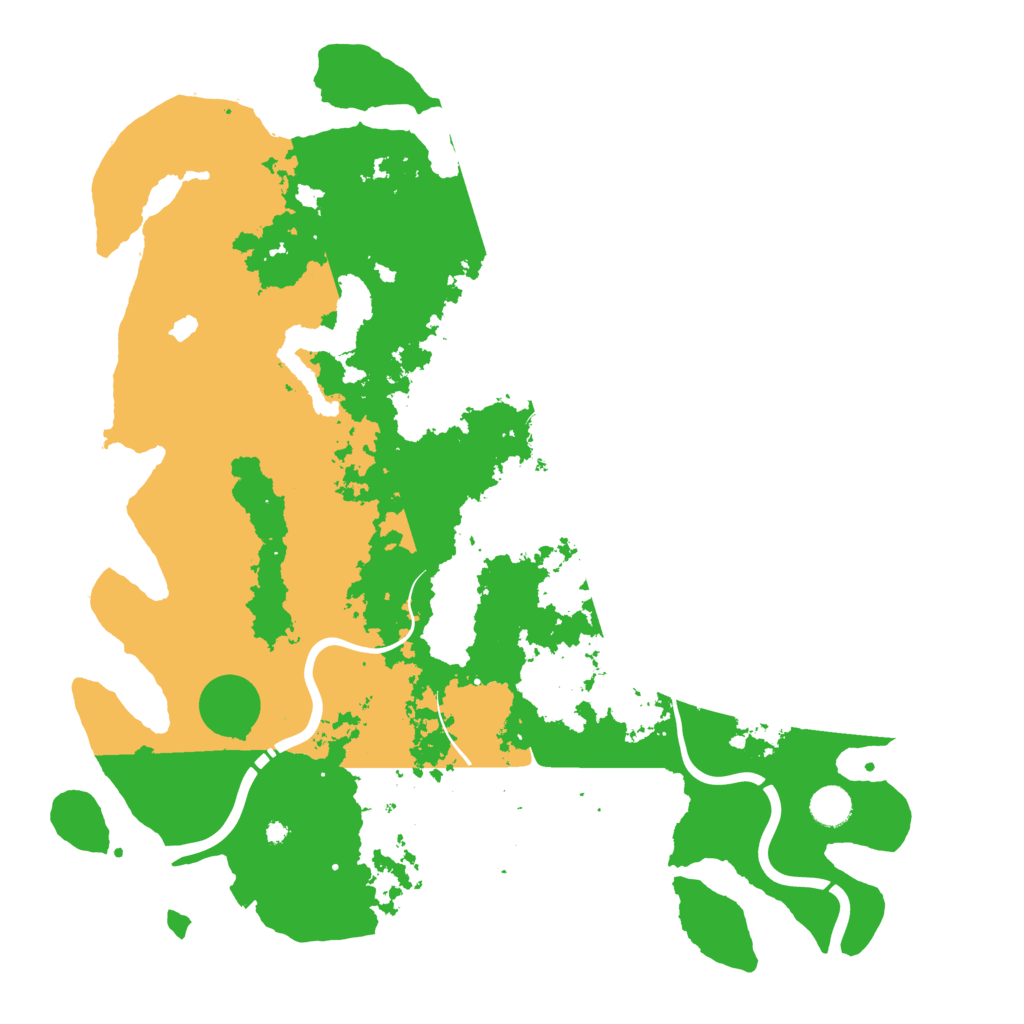 Biome Rust Map: Procedural Map, Size: 4400, Seed: 486698023