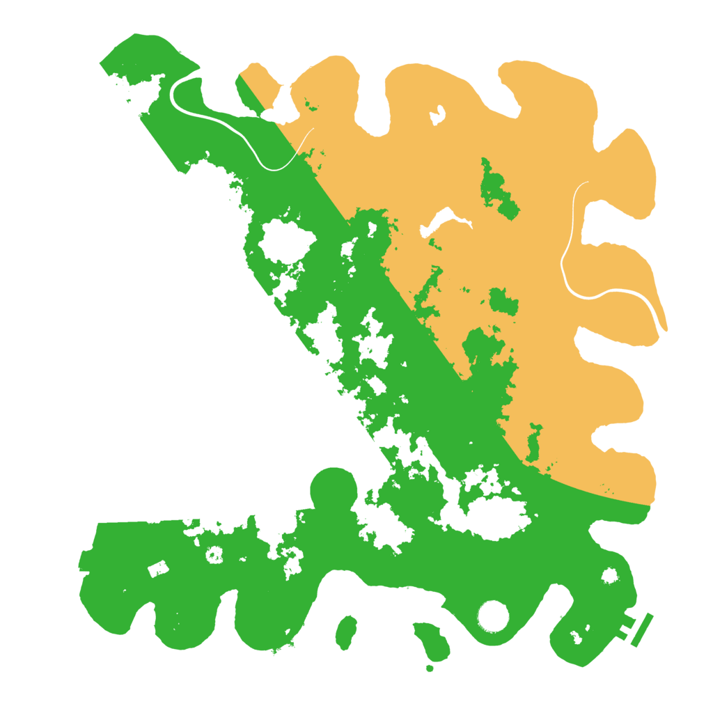 Biome Rust Map: Procedural Map, Size: 4000, Seed: 335895