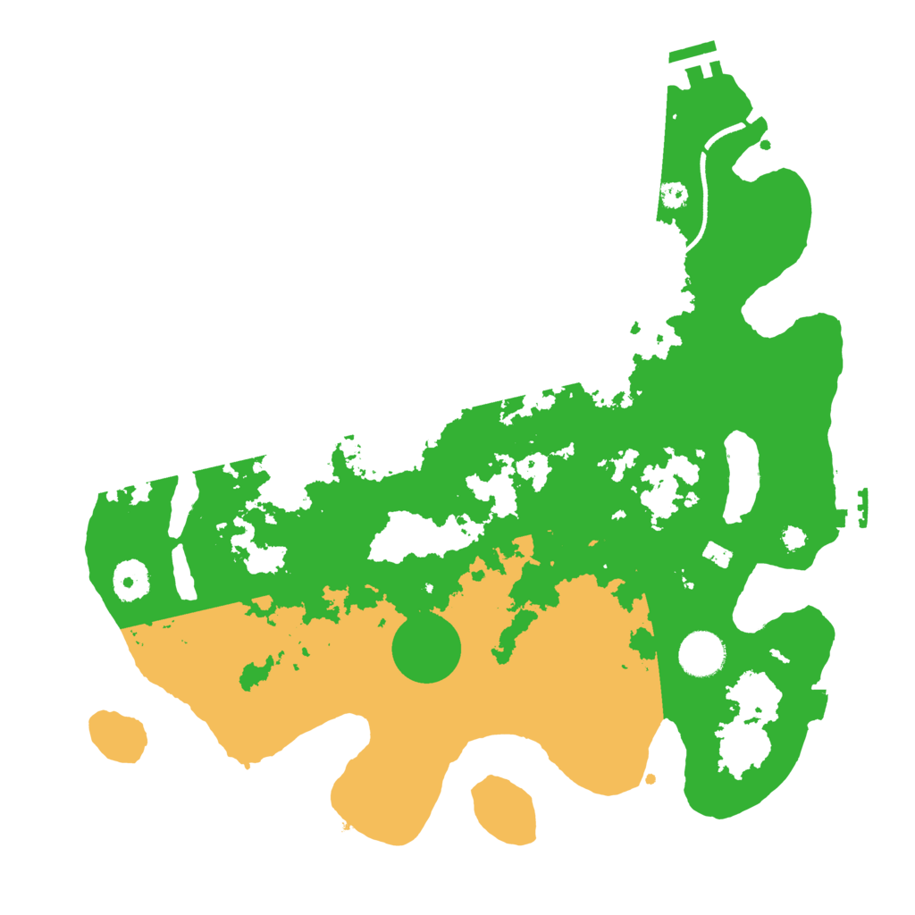 Biome Rust Map: Procedural Map, Size: 3500, Seed: 686264998