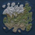 Thumbnail Rust Map: Procedural Map, Size: 3500, Seed: 686264998, 14 Monuments