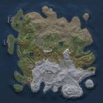 Thumbnail Rust Map: Procedural Map, Size: 3700, Seed: 1139139941, 13 Monuments