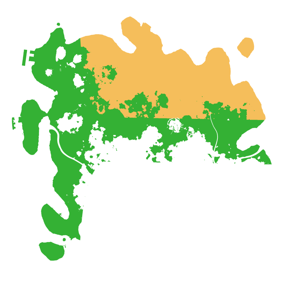 Biome Rust Map: Procedural Map, Size: 3700, Seed: 1139139941