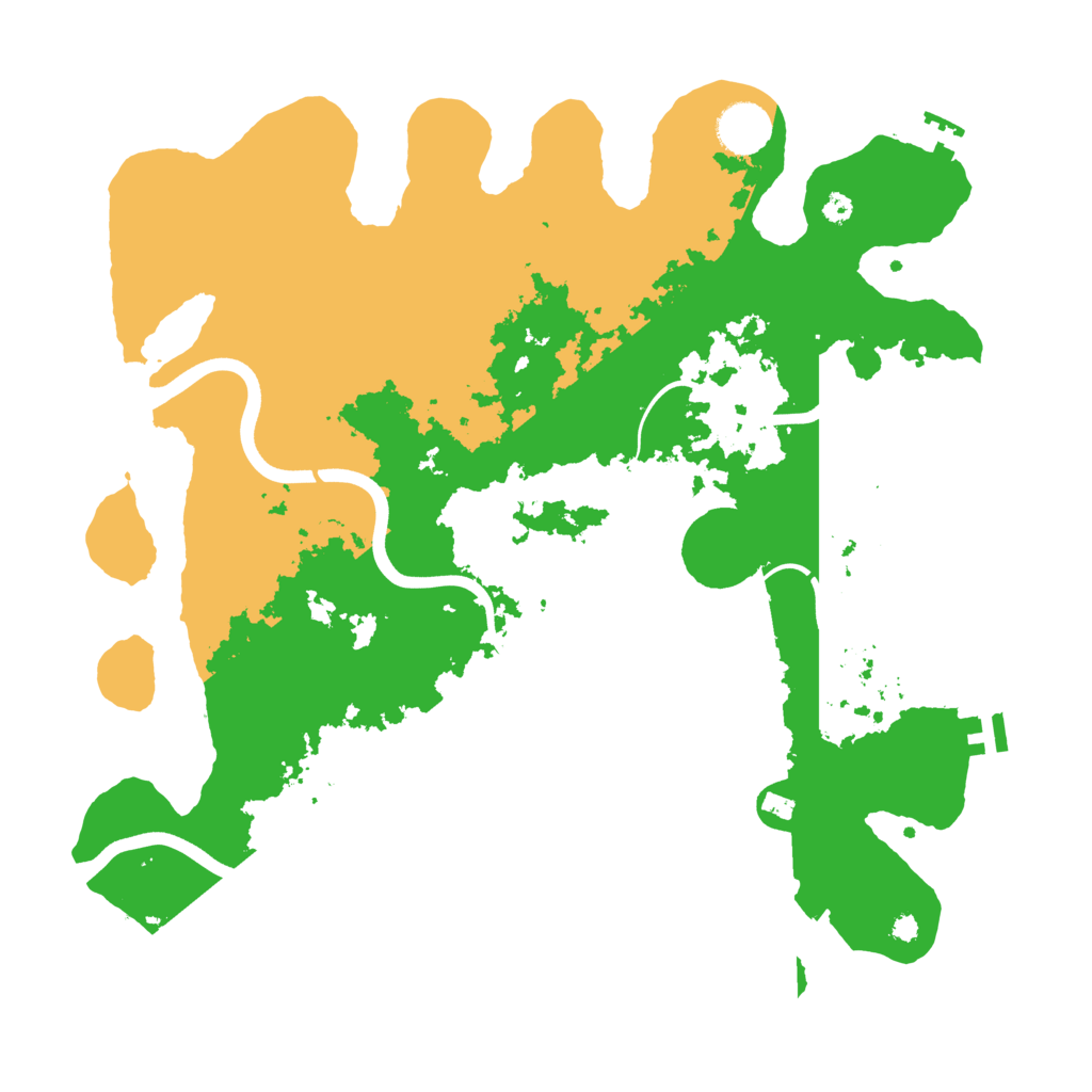 Biome Rust Map: Procedural Map, Size: 3750, Seed: 2040513949