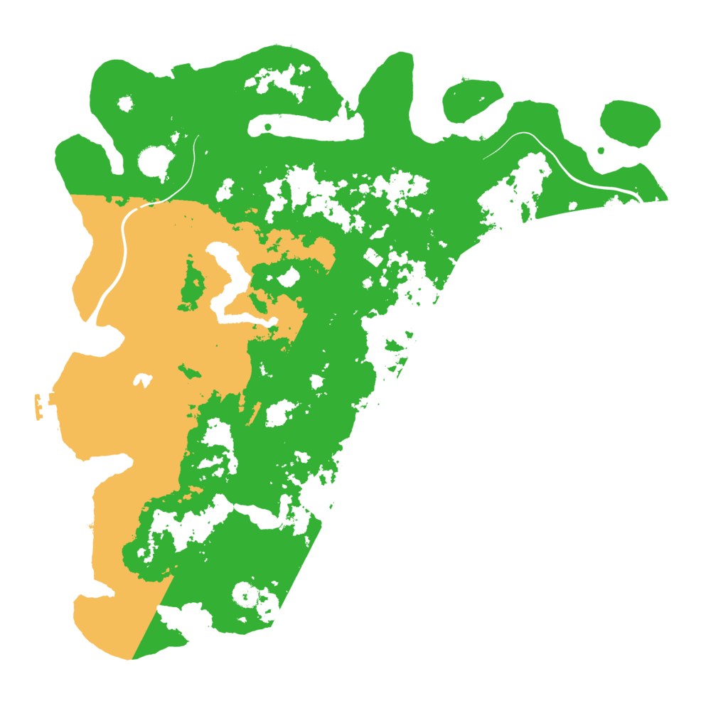 Biome Rust Map: Procedural Map, Size: 4250, Seed: 12439