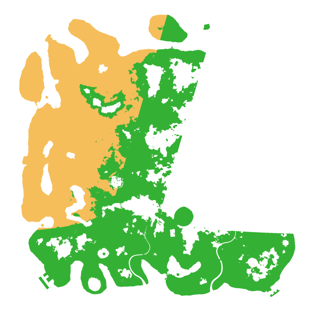 Biome Rust Map: Procedural Map, Size: 4500, Seed: 206131656