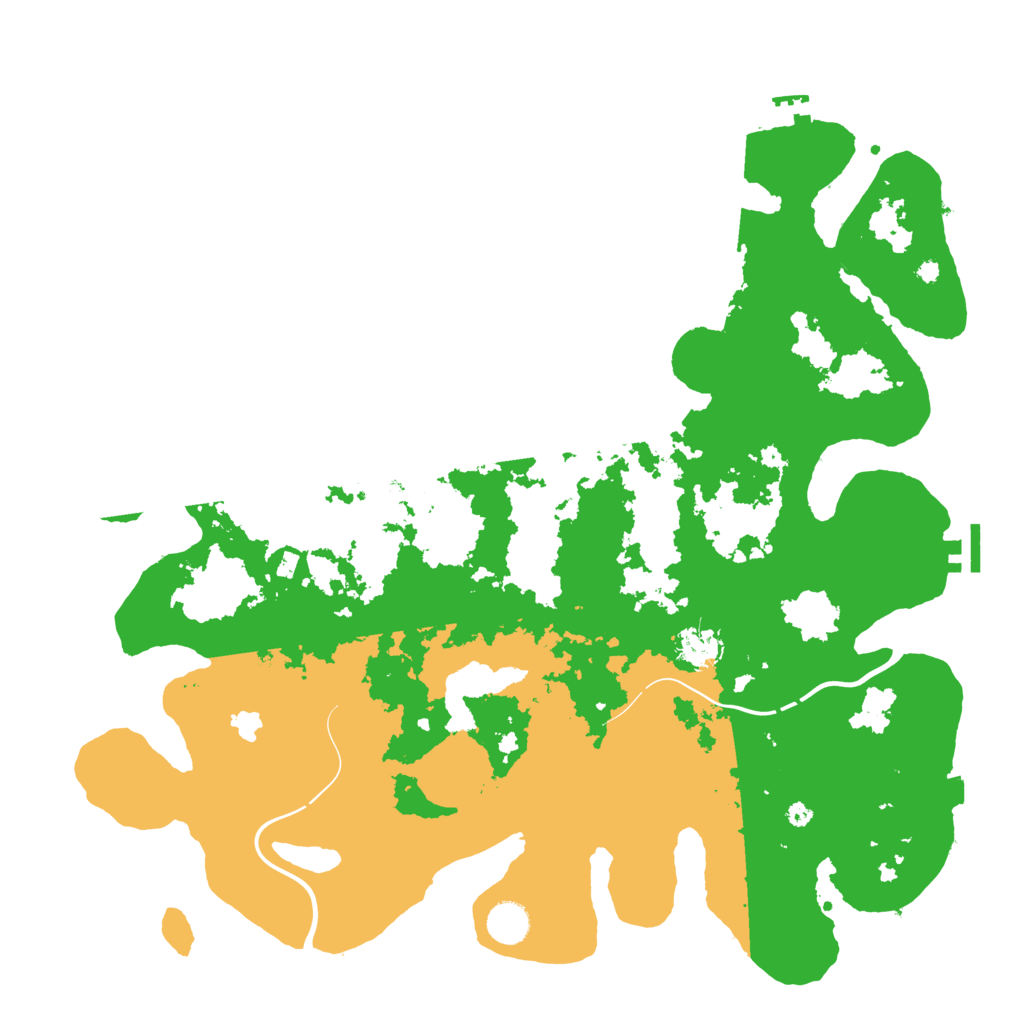 Biome Rust Map: Procedural Map, Size: 4250, Seed: 100810562