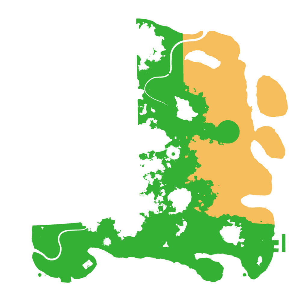 Biome Rust Map: Procedural Map, Size: 3500, Seed: 1876129255