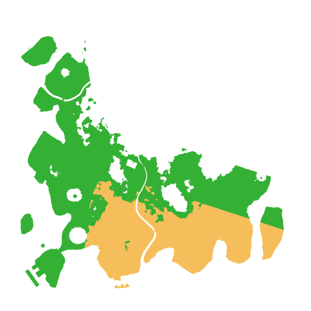 Biome Rust Map: Procedural Map, Size: 3250, Seed: 1093850781