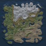 Thumbnail Rust Map: Procedural Map, Size: 4500, Seed: 443460738, 15 Monuments