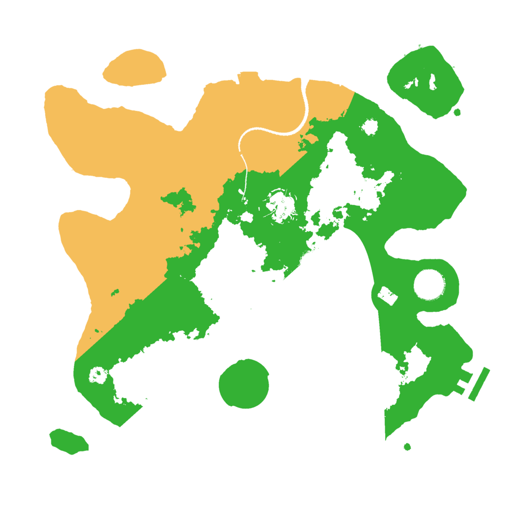 Biome Rust Map: Procedural Map, Size: 3000, Seed: 7821376