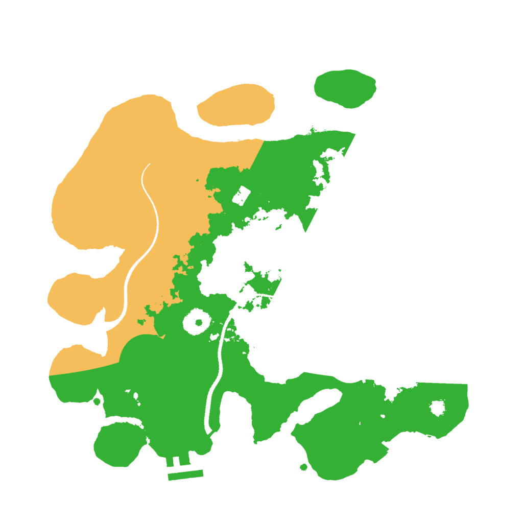 Biome Rust Map: Procedural Map, Size: 3000, Seed: 14229
