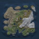 Thumbnail Rust Map: Procedural Map, Size: 3000, Seed: 14229, 11 Monuments