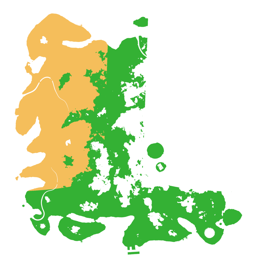 Biome Rust Map: Procedural Map, Size: 4500, Seed: 6843268
