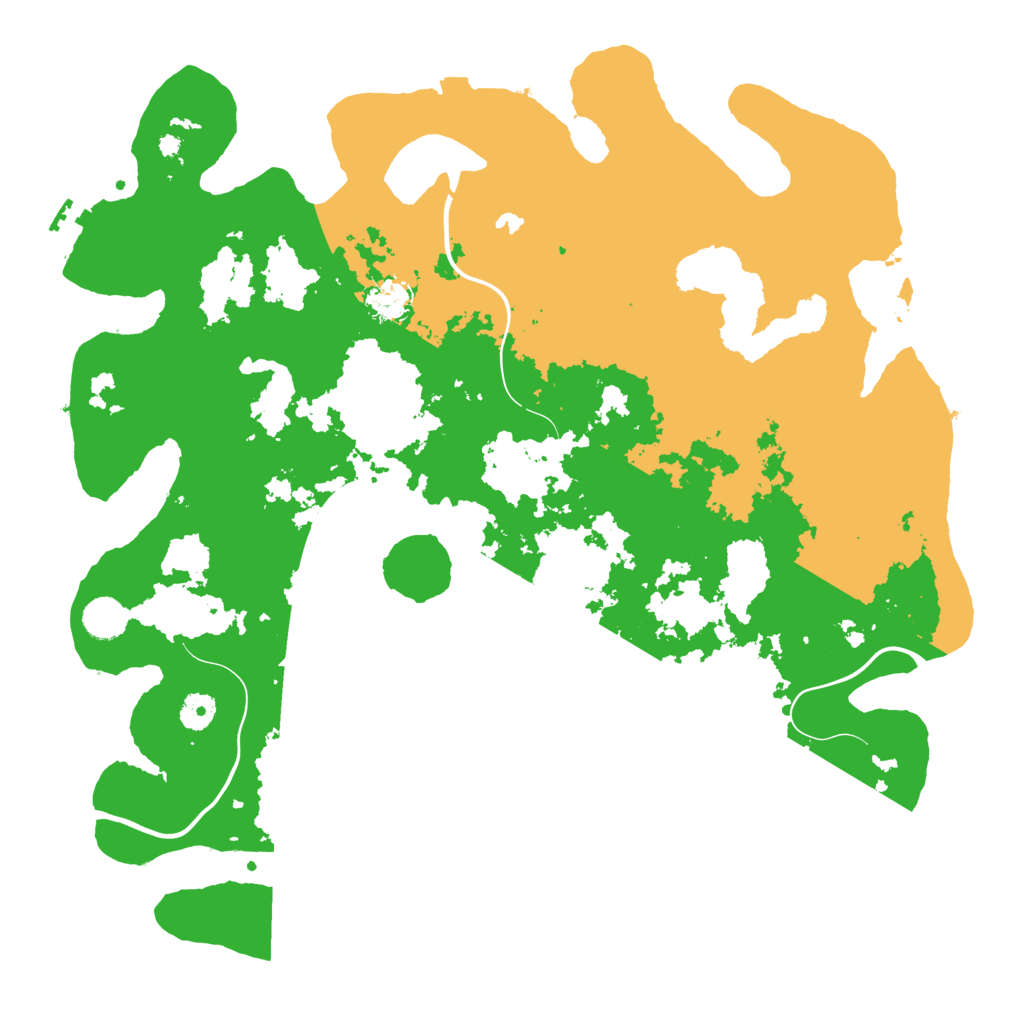 Biome Rust Map: Procedural Map, Size: 4250, Seed: 29631533