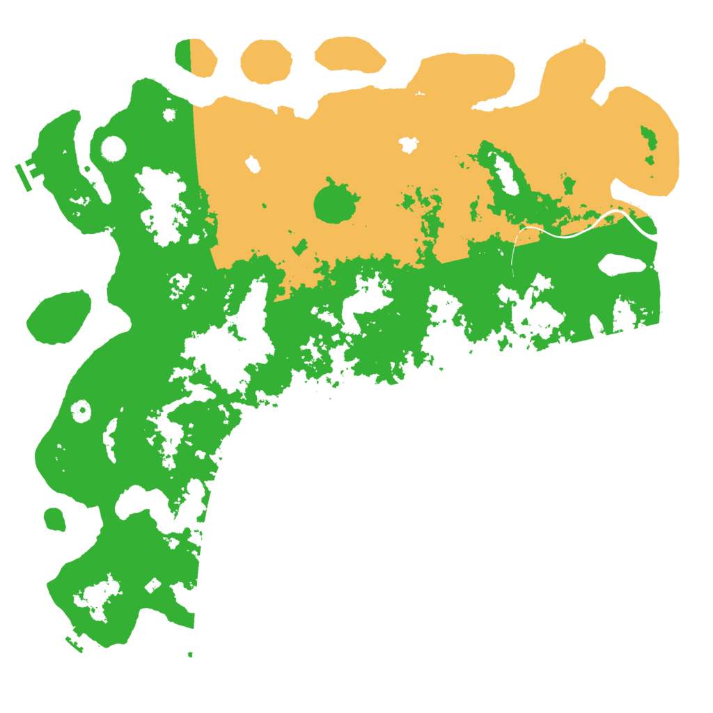 Biome Rust Map: Procedural Map, Size: 5000, Seed: 459145346