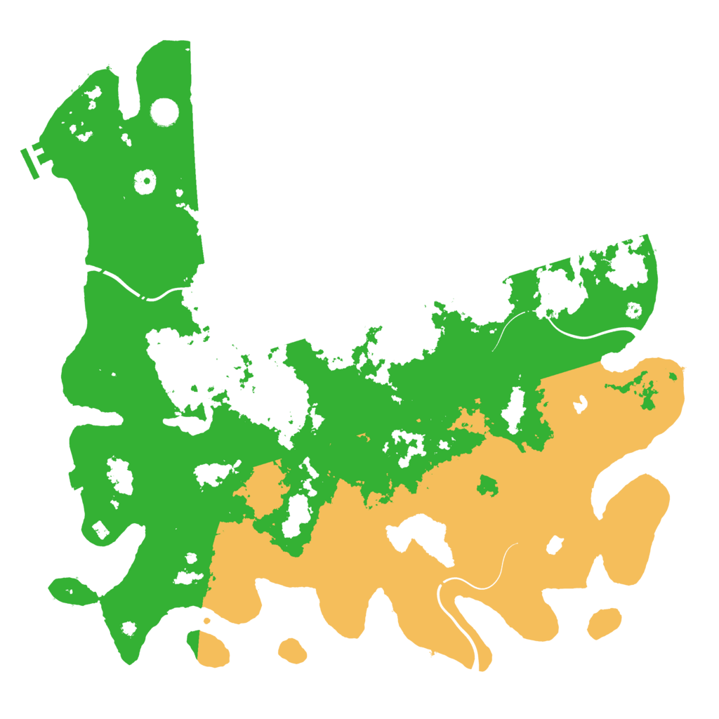 Biome Rust Map: Procedural Map, Size: 4500, Seed: 598536730