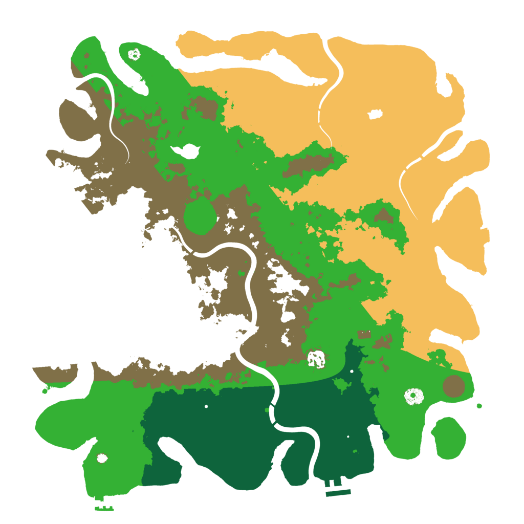 Biome Rust Map: Procedural Map, Size: 4250, Seed: 946393369