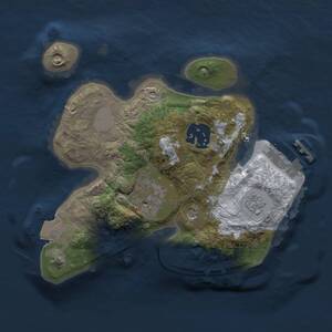 Thumbnail Rust Map: Procedural Map, Size: 2000, Seed: 922134972, 6 Monuments