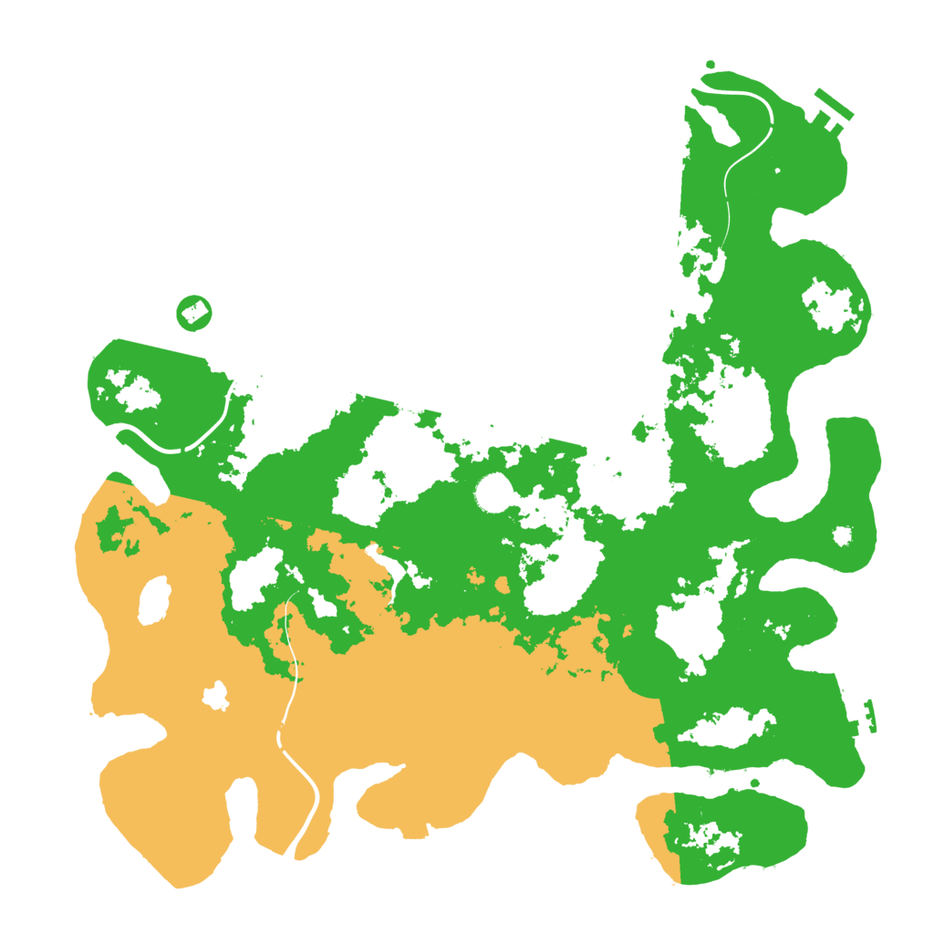 Biome Rust Map: Procedural Map, Size: 4250, Seed: 883579266