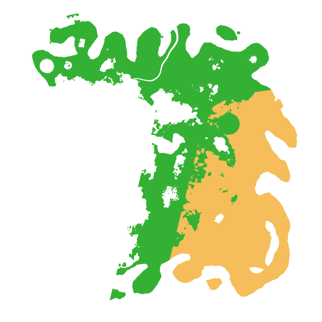 Biome Rust Map: Procedural Map, Size: 4000, Seed: 615374