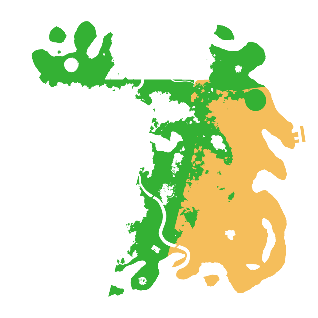 Biome Rust Map: Procedural Map, Size: 4000, Seed: 615374