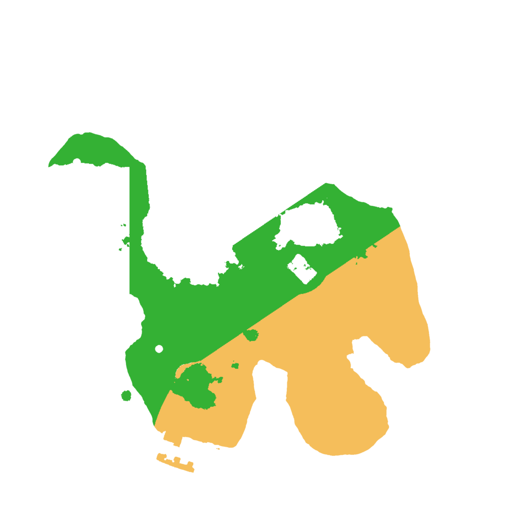 Biome Rust Map: Procedural Map, Size: 2000, Seed: 612960370