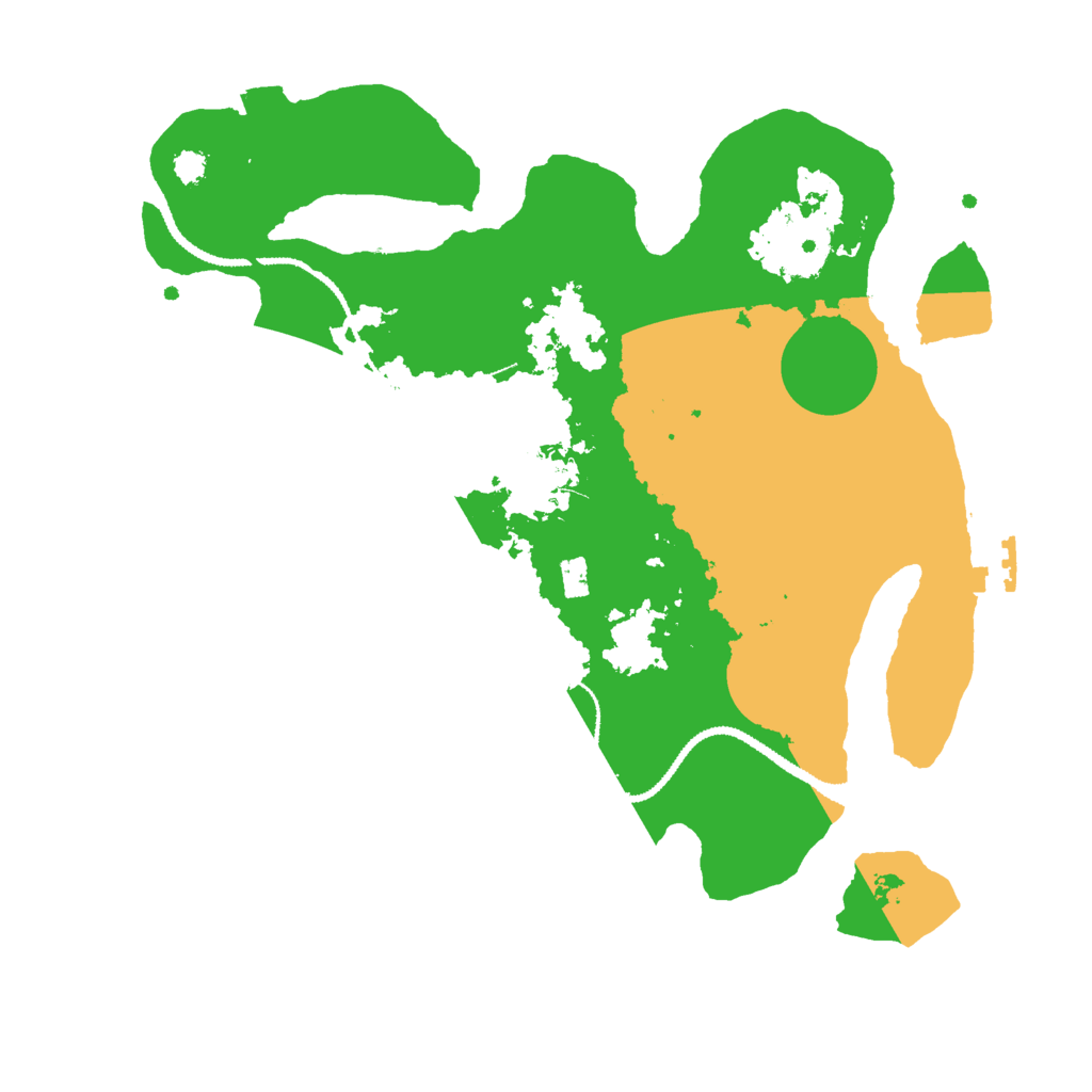 Biome Rust Map: Procedural Map, Size: 3000, Seed: 975898006