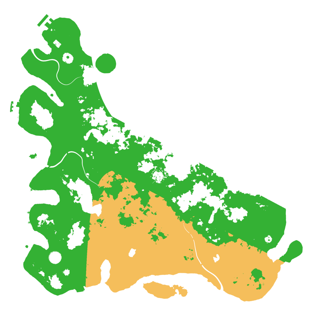Biome Rust Map: Procedural Map, Size: 4500, Seed: 1745732630
