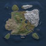 Thumbnail Rust Map: Procedural Map, Size: 2500, Seed: 148498410, 6 Monuments